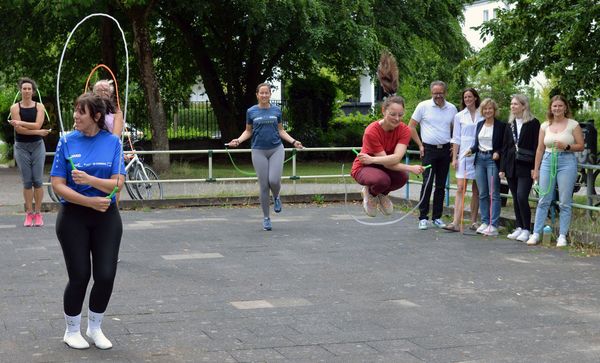 "Jump Rope" bei Sport im Park in Aachen 2025 | Foto: © Stadt Aachen/Andreas Schmitter