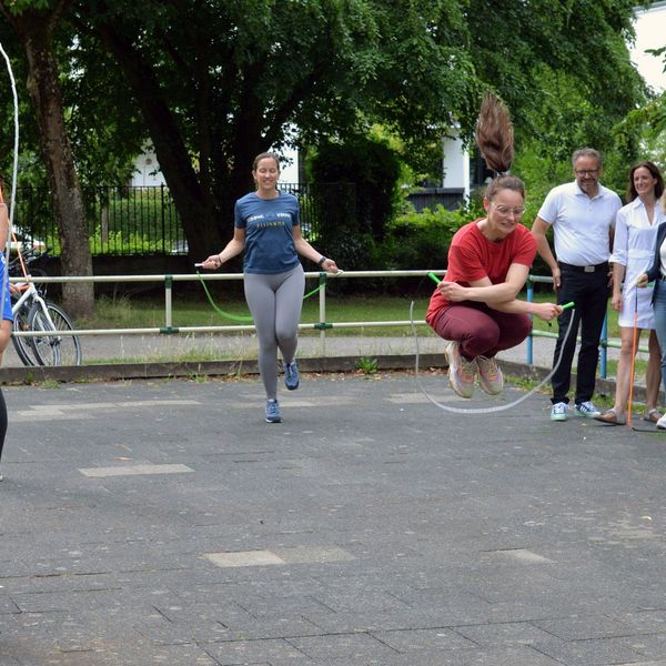 "Jump Rope" bei Sport im Park in Aachen 2025 | Foto: © Stadt Aachen/Andreas Schmitter