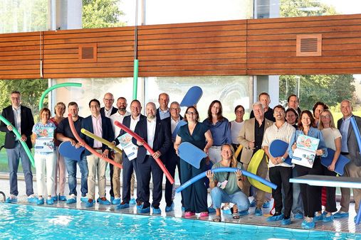 Auftakt der Schwimminitiative 2026-2027 in der StädteRegion Aachen | (c) Foto Staedteregion Aachen, Marijke Stasch