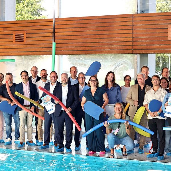 Auftakt der Schwimminitiative 2026-2027 in der StädteRegion Aachen | (c) Foto Staedteregion Aachen, Marijke Stasch