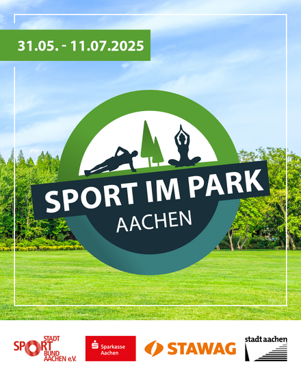 Plakat Sport im Park Aachen 2025 (c) Stadtsportbund Aachen e.V.