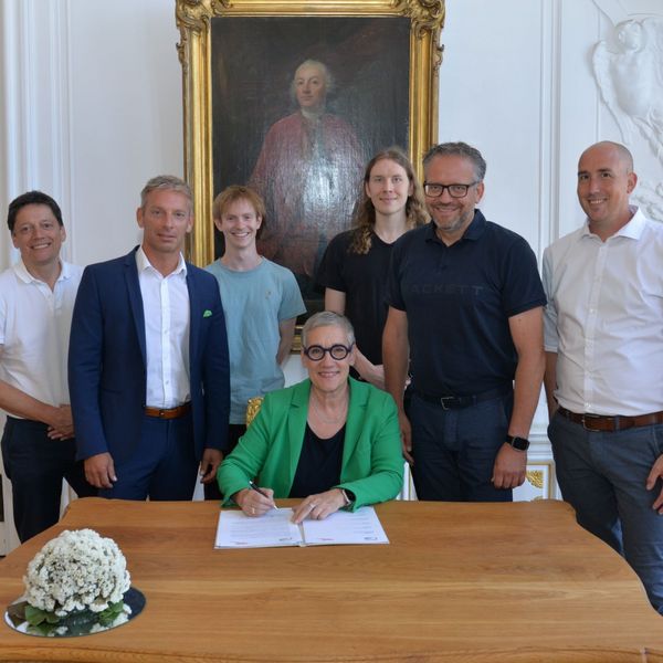 Unterzeichnung "Pakt für den Sport" in der Stadt Aachen. Politik, Verwaltung und Stadtsportbund Aachen e.V. bekräftigen ihre enge Zusammenarbeit.